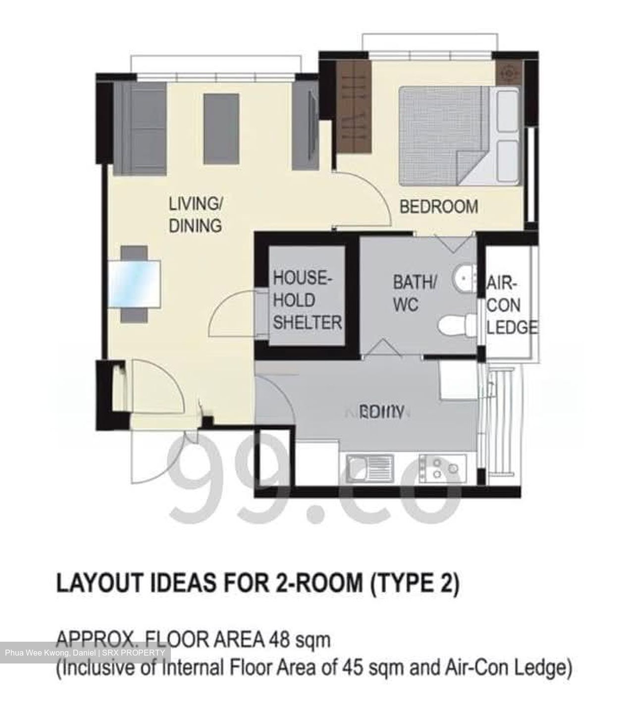 Blk 220A Matilda Edge (Punggol), HDB 2 Rooms #584774931